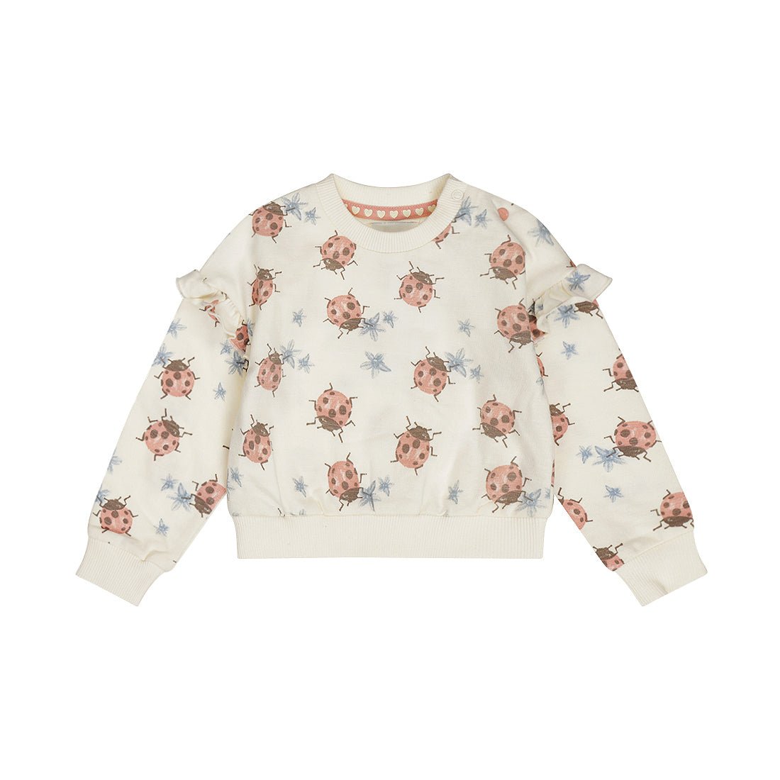 Sudadera de Algodón con Catarinas para Niña - Kool KidsDIRKJEKool KidsN58482-3MSudadera de Algodón con Catarinas para Niña3 MesesOff White8720815589751